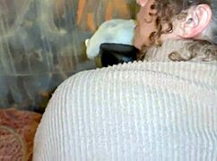 Stepmom Gives Stepson's First Public Bathroom Fuck Flashing Natural Tits