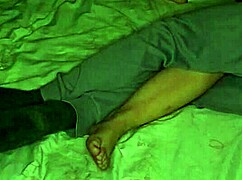 hot blonde girl with big natural tits moans during rough fucking and masturbation on cold night