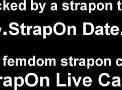 i'm going to fuck you with this strapon, dominating you completely