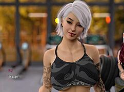 steps of debauchery 33 - see naked babes working out in gym