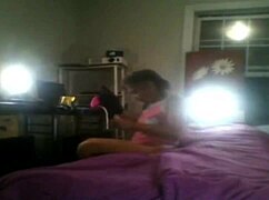 Chubby Mexican granny and a stunning black beauty in steamy interracial action