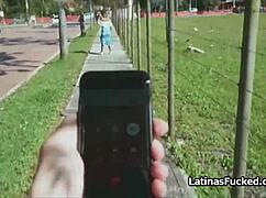 super cute latina feels cock on first casting