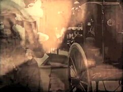 Vintage Dark Lantern London Interracial Taboo with Hairy British Action