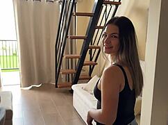 I seduce my married neighbor for a quick hairy pussy slam while hubby’s away