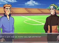 Sinfully fun overwatch games with academy34 in sexy bathing shower