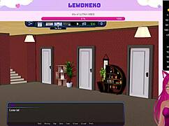 vtuber lewdneko engages in anal and creampie scenes while playing harem hotel part 14