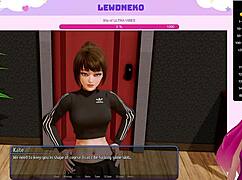 vtuber lewdneko engages in anal and creampie scenes while playing harem hotel part 14