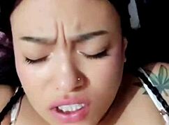 Colombian Housewife's Pleasurable Face During Solo Masturbation For You