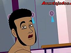 Hey dude, check out this sexo cartoon with the hot Brazilian gym stud!