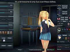 Blonde Girl Enjoys Fun Activities In Anime Hentai World