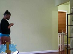 The teen ebony girl feels intense emotions as she rides the big black cock in doggystyle position.