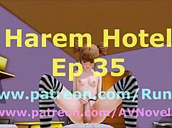 Exploring harem hotel in episode 35