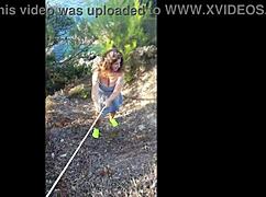 Stepmom strips panties to seduce stepson on beach hike, sucking cock amazingly! 😜