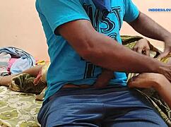 Hot teen 18+ wife got banged by sales boy with condom. XXX action unfolds.