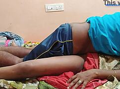 Hot teen 18+ wife got banged by sales boy with condom. XXX action unfolds.