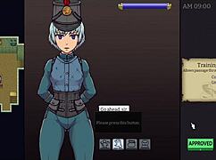 Imperial gatekeeper guards border with big tits 😍