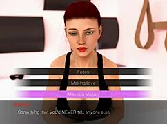 big tits and ass in 3d anime hentai game with erotic scenes