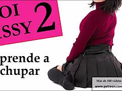 Joi sissy learns to suck with feminización and cei instructions