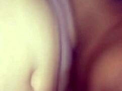 I Feel the Huge Cumshot from the Black Guy Landing on My Belly