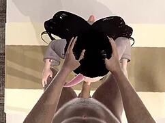 Bold asian hentai with kamado nezuko in 3d animation kimetsu no yaiba big tits ass pov cartoon