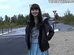 yo, 18yo teen tryin porn casting with anal toys! 😲