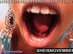 Are those huge ebony tits shaking?