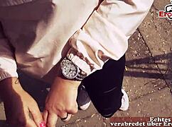 Busty Blonde Teen Meets Stranger In Public Bar