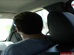 Pretty blonde gets some action from a stranger