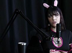 Brazilian Teen Yummi Paradise Poses in Sheer Red Lingerie