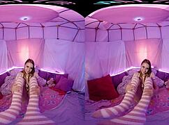 i'm blonde, playin' with toys in pillow palace