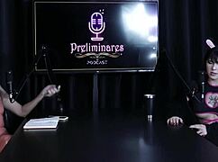 Brazilian Teen Yummi Paradise Poses in Sheer Red Lingerie