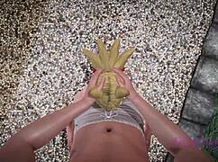 Wow! Check Out This Helpful Fox Senko-san Cosplay Maid!