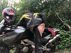 gay biker gets fisted by nymphofist in extreme anal scene