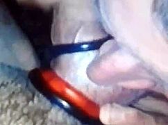 my hot stepmom sucks and strokes my big cock 😘