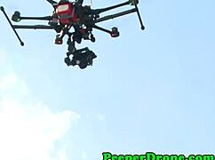 Lesbians Licking Pussy in Outdoor Cunilingus Spied on by Drone