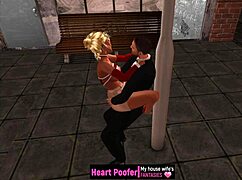 Cartoon anime hentai character cums easily for 50 bucks in sex deal