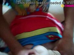 fat mexican cosplayer cheats after comic con with big tits