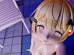 Wow, connection dance with Minato Aqua and Yozora Mel!