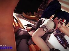 Overwatch anime-style video compilation