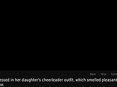 Wife and stepmother playing a game together.