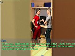 A wife and stepmother 24 seduces with big tits in lingerie