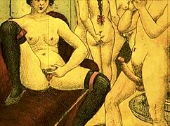 What Makes Vintage Erotic Drawings So Captivating in Retro Style?