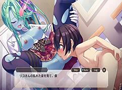 In This Hentai, A Rich Girl Receives Cunnilingus While Masturbating, Featuring A Mysterious Monster Girl In TDX