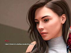 Steps of Debauchery 22 - Brunette Coed Masturbating with Buttplug in Game