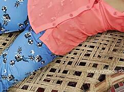 Exclusive Cute Desi Girl Gets Pussy Licking from Friend in Bent Over Position During Shaved Sex Session