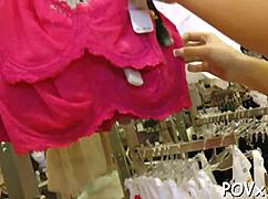 Legal teen explores tight pussy in pov