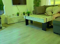 Latina Roleplay Sharing on Sofa