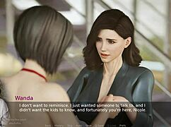 Ms denvers plays with big tits in game 😏