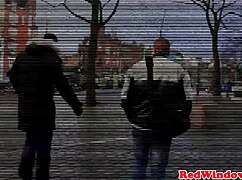 dicksucking in amsterdam and getting jizzed on those big tits