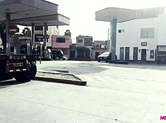 latina peruvian babe with a shaved pussy gets wild after shopping at the market